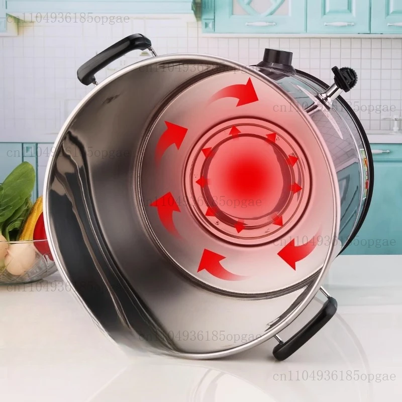 Stainless Steel Electric Hot Water Bucket Large Capacity Automatic Water Boiling Barrel Insulation
