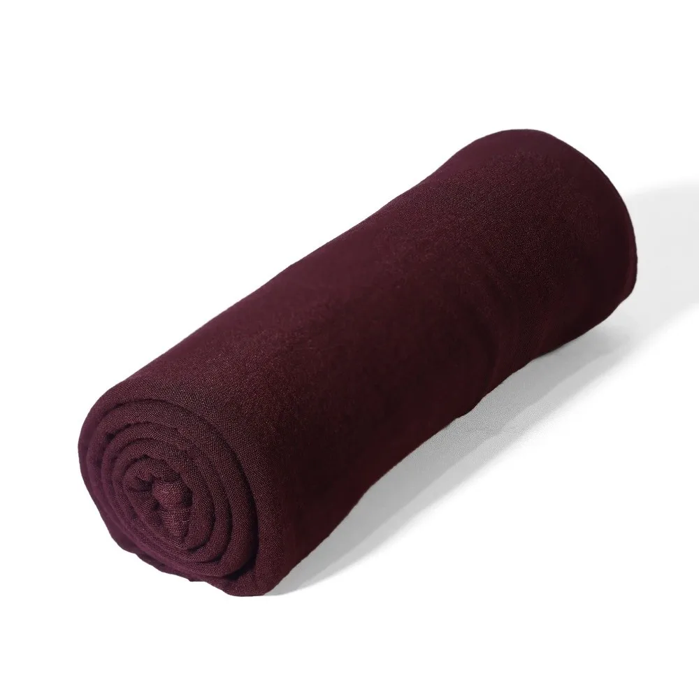 

New Elastic Knitted Women Head Wrap Ultra Long Breathable Hijab Stretchy Solid Color Hair Turban Sleep Use