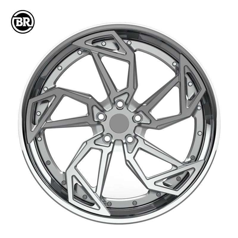 Borui 17 To 26 Inch Aluminum Alloy 6061 Custom Forged Car Wheels