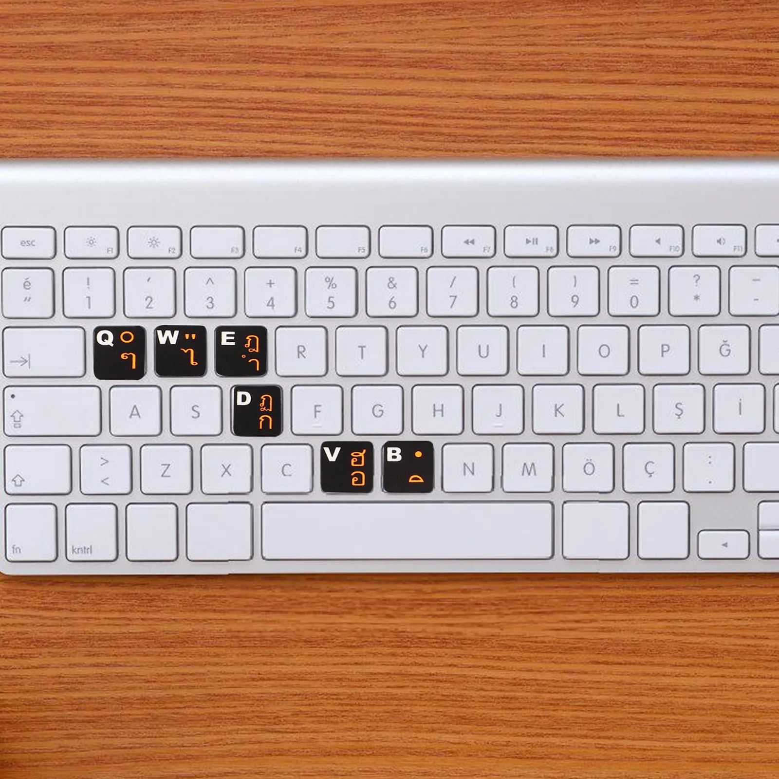 

10pcs Keyboard Stickers Thai Language Laptop Decals Computer Letter Replacement Notebook Decoration Protective Cover