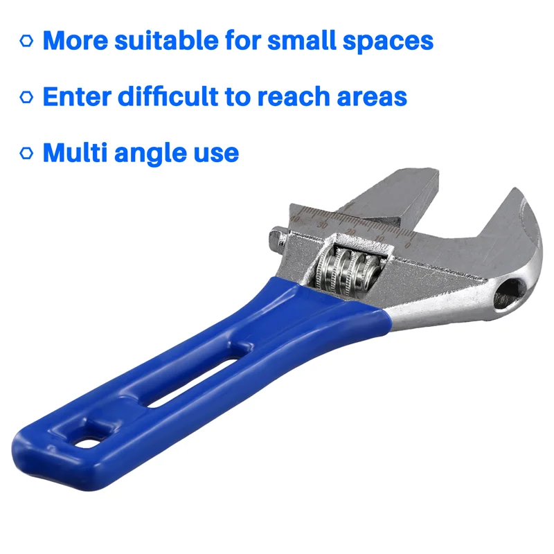 BAAG-مفتاح ربط عالمي مفتاح ربط الحمام أدوات إصلاح السباكة المنزلية الكبيرة المفتوحة 8 بوصة