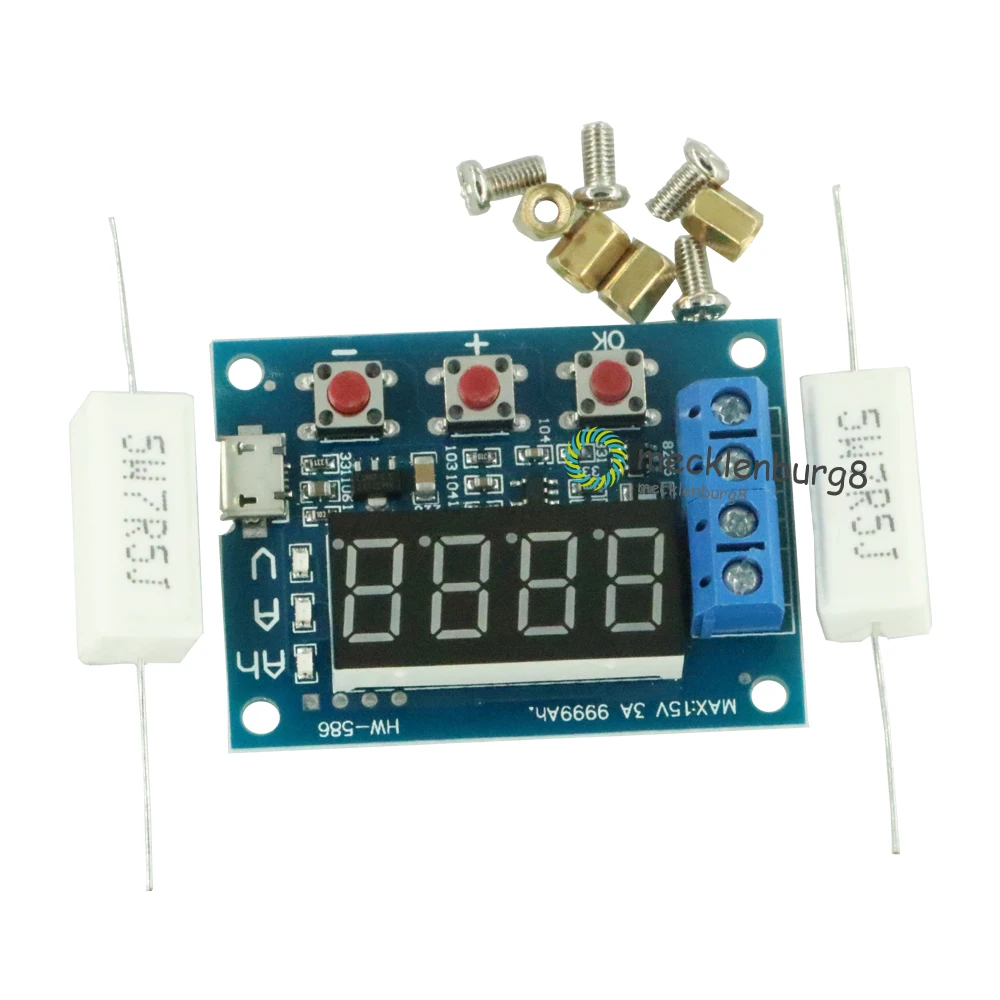 1.2 V 12 V 18650 lithium-ion Battery Capacity tester resistance lead-acid Battery Capacity meter For arduino development board