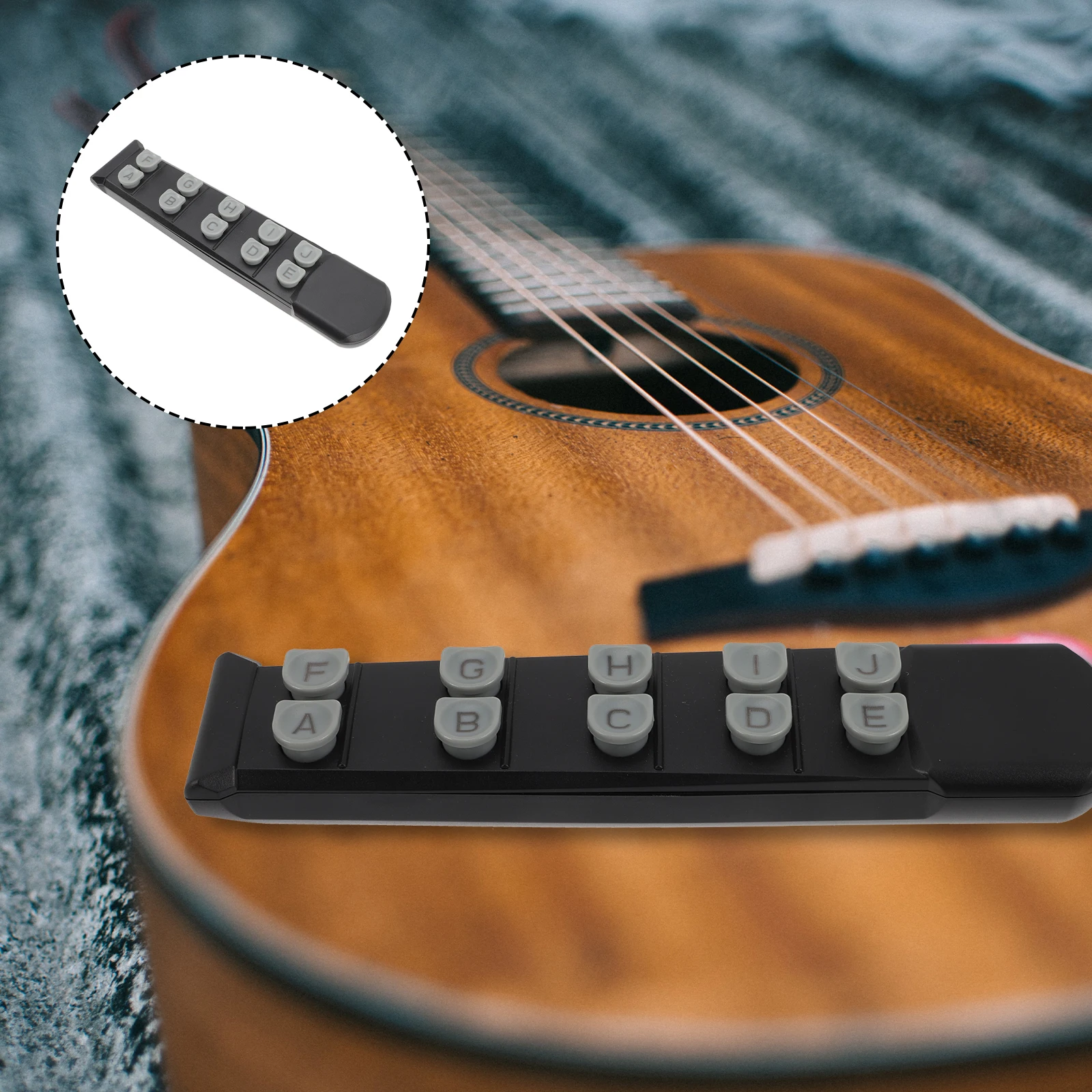 

Guitar Finger Trainer Tool Beginner Exerciser Practice Grid Strengthener Hand Flexibility Enhancer Left Hand for Guitarists