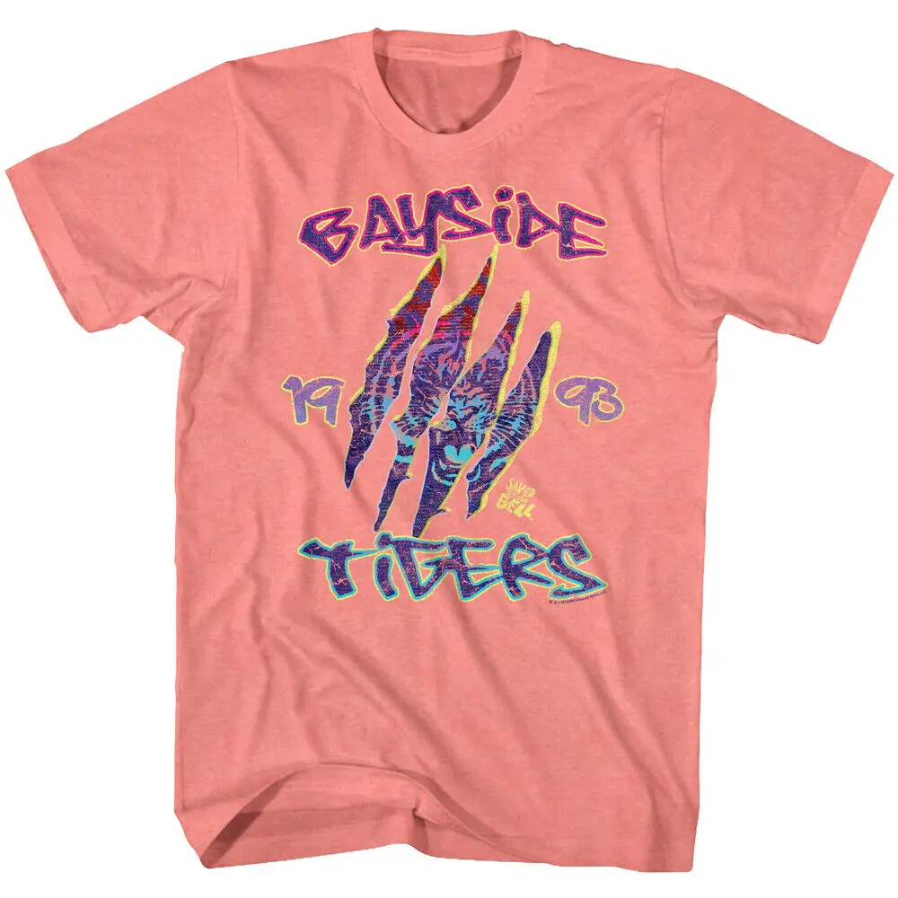 

Saved By The Bell 1993 Bayside Tigers Logo Artigli Uomo T Shirt