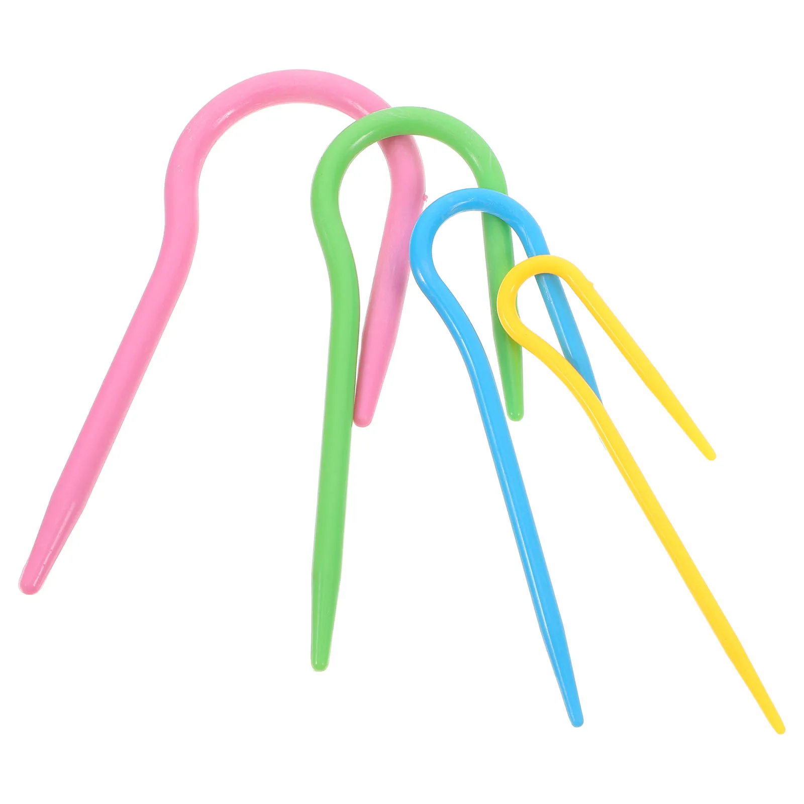 

4 Pcs Knitting Tools Yarn Circular Needle Accessories Gadgets Embroidery Needles Sweater