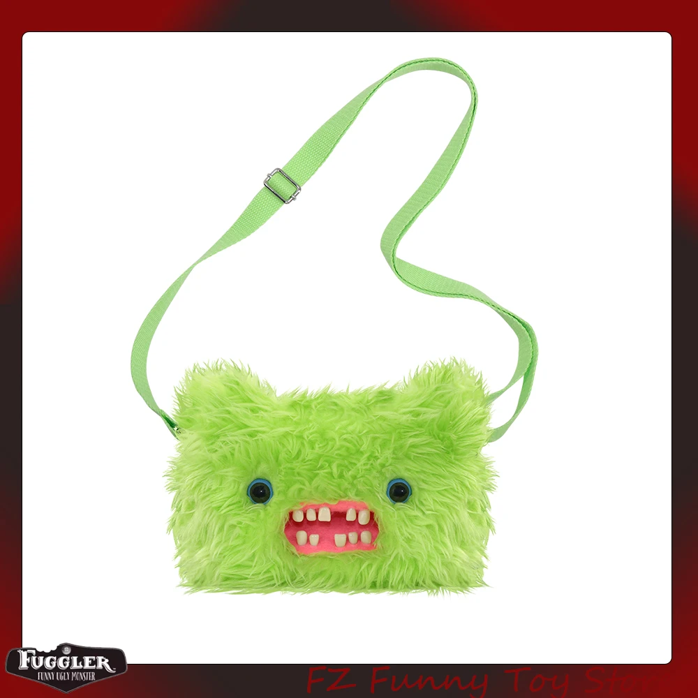 FUGGLER モンスター ショルダーバッグ ぬいぐるみ風 ファグラーバッグ ビッグヘッドぬいぐるみクロスボディバッグ