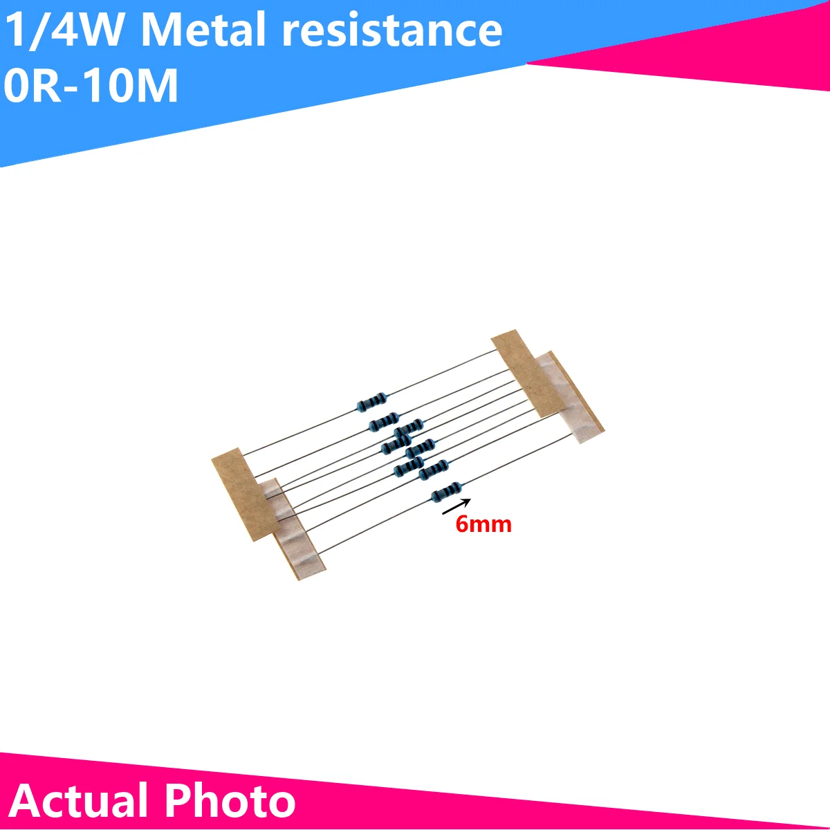 

50PCS 1/2W 0.5W resistor resistance Metal film 1R 2R 3R 4.7R 10R 33R 47R 100R 220R 470R 1K 2. 3.3K 4.7K 10K 22K 33K 100K-10M