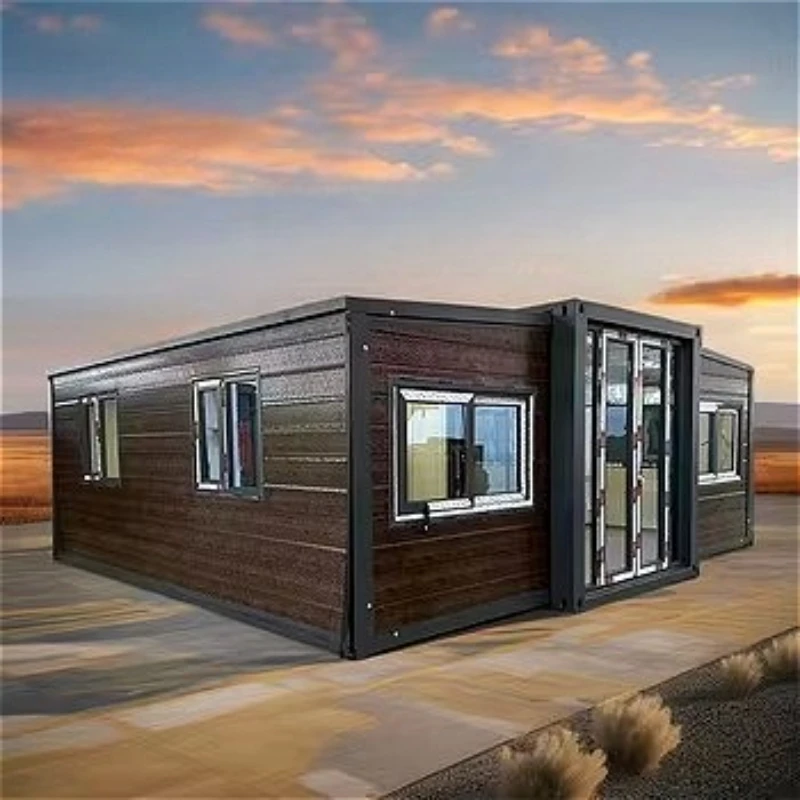 Steel Frame 3-Bedroom Container Home Mobile Prefab Expandable Isolation Unit for Outdoor Office or Living
