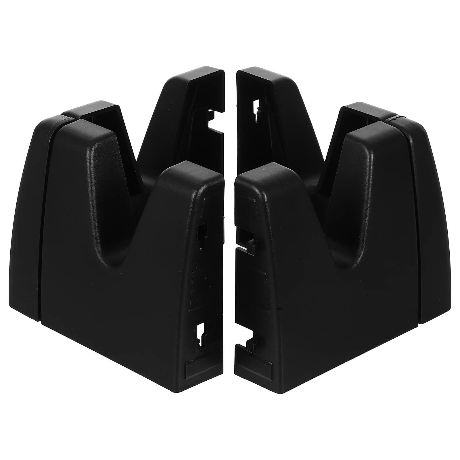 

4Pcs Car Trunk Fence Boards Black Cargo Organizer Blocks Auto Vehicle Mounted Bracket Cargo Containment System for Suv Truck