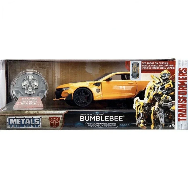 

Jada 1:24 2016, Chevy Camaro BUMBLEBE, высокая имитация литья под давлением металла, модель автомобиля из сплава Chevrolet, игрушки для детей, коллекция подарков