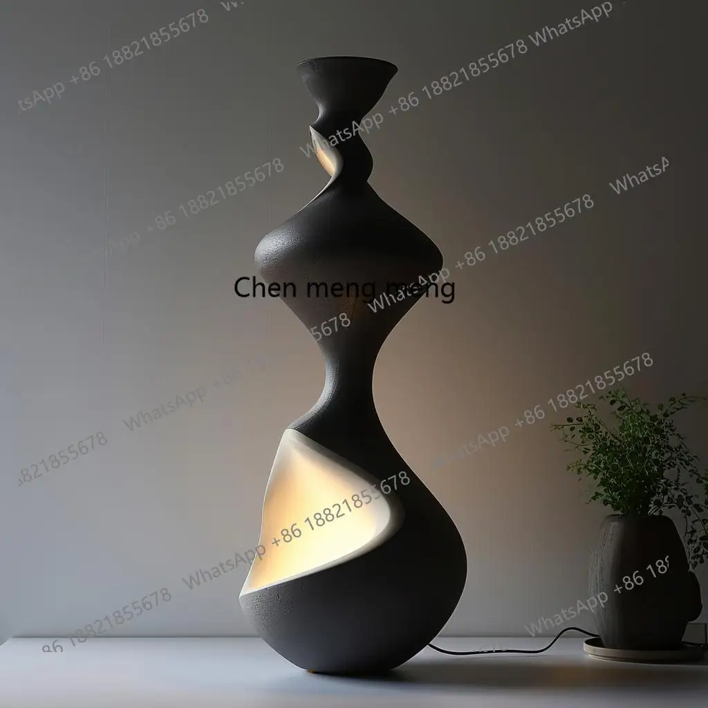 Bedside sculpture porch model room light luxury ornament retro original decorative lamp sofa