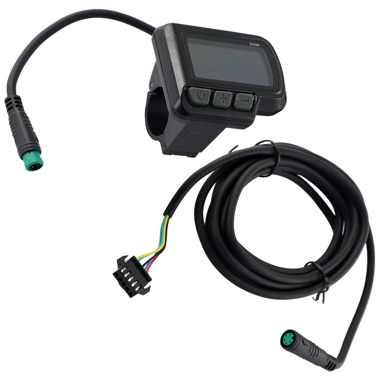 For Electric Bicycle LCD Control Panel EN06 Compatible with 24 48V Systems Provides Comprehensive Riding Data Information