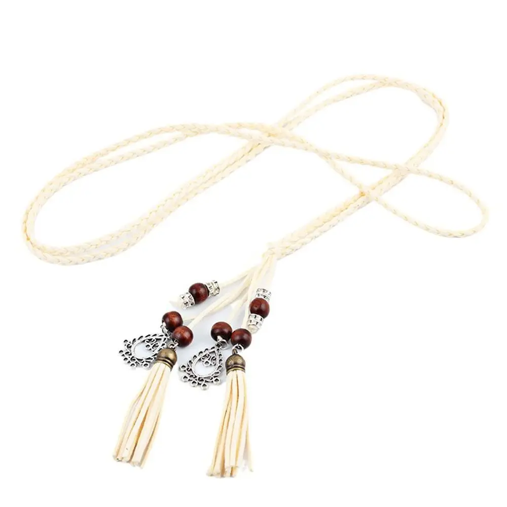 

For Women For Girls Woven Rope Waistband Chinese Style Dress Accessories Waist Chain Braided Belt Tassles Belts Waist Rope
