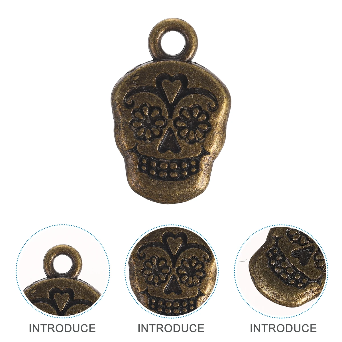 

Skull Clown for Jewelry Making Jewelry Making Earring Charms Bracelet Necklace DIY Charms For Bracelets Accessories
