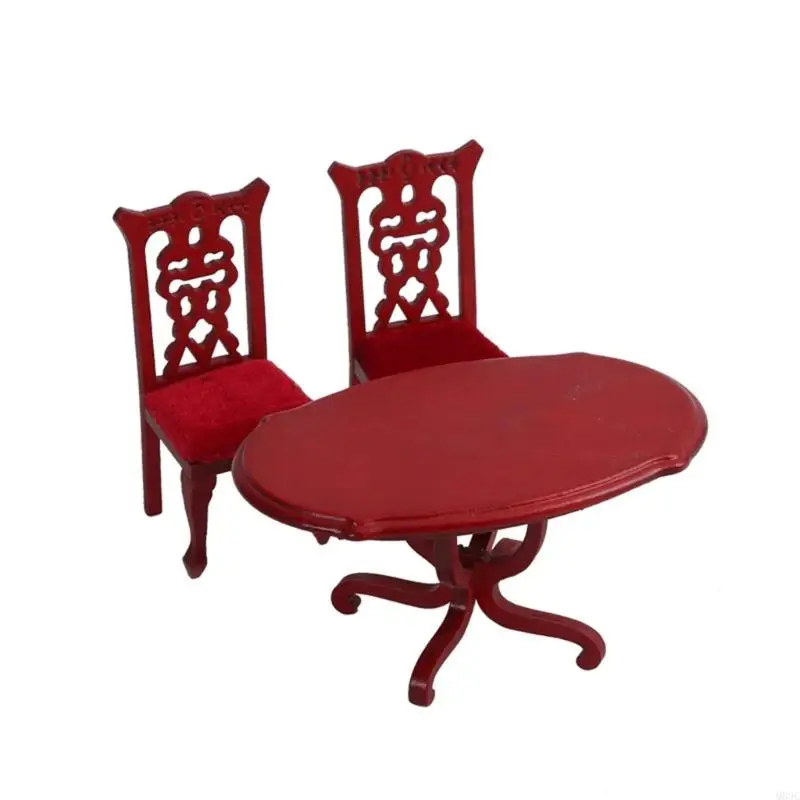 M89C vintage stoel voor Doll House Display Decoratief speelgoedfiguur Display doet alsof het spel