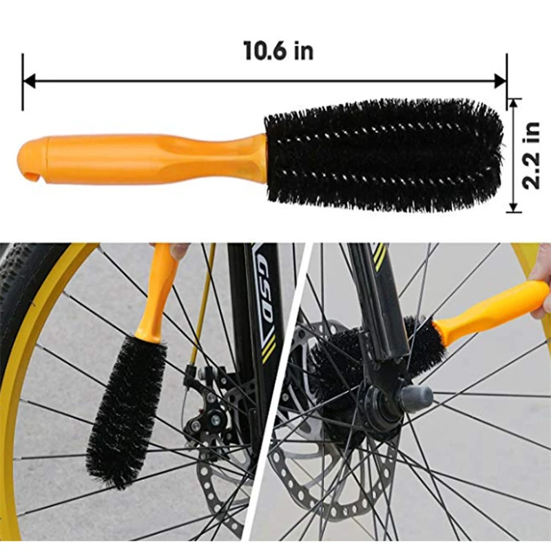 Chain Cleaner Portable Cycling Cleaning Kit Bicycle Scrubber Brushes Set Bike Wash Repair Tool for Mountain Road Motorcycle