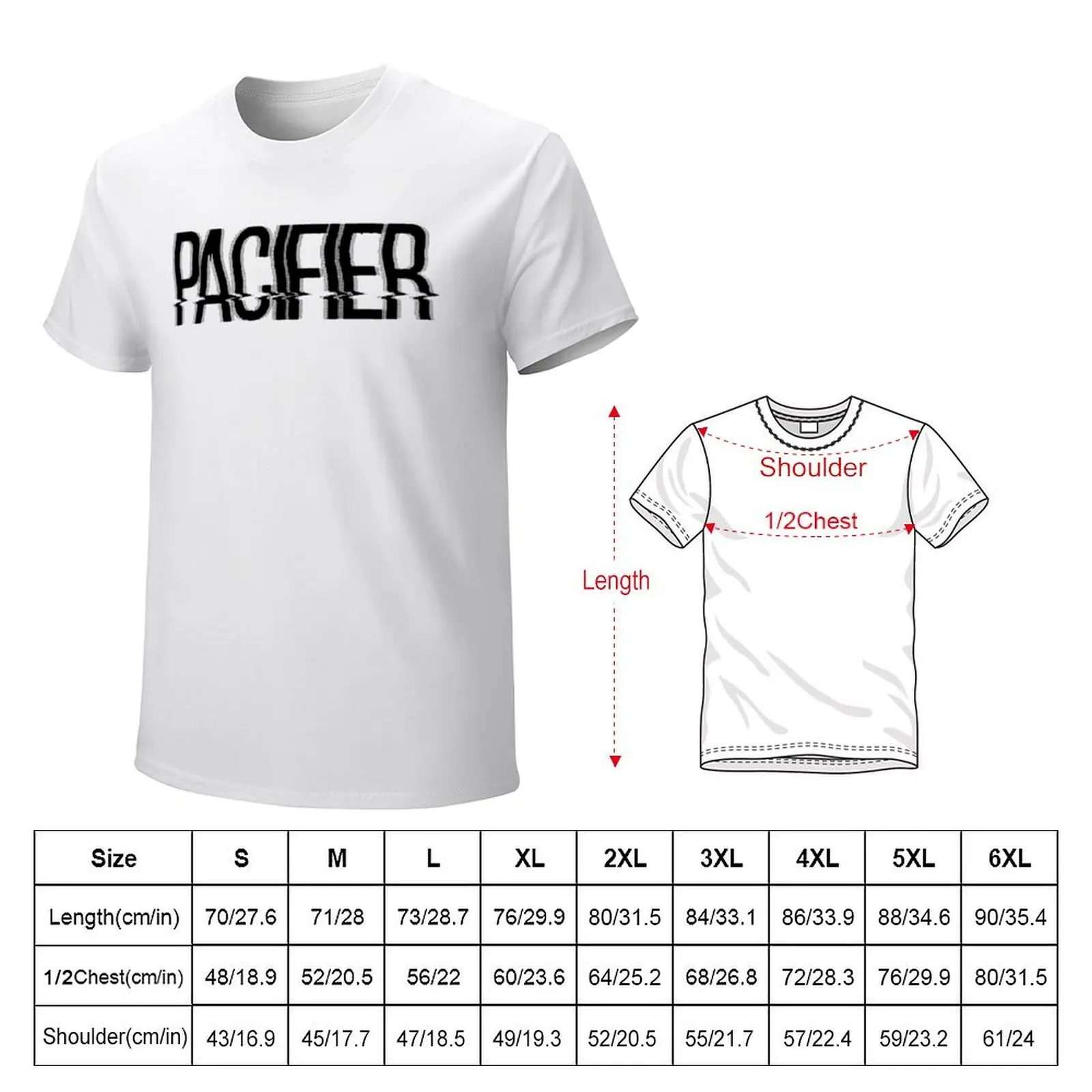 Pacifier - Catfish and the Bottlemen T-shirt summer tops kawaii clothes blacks Short sleeve tee clothes for men