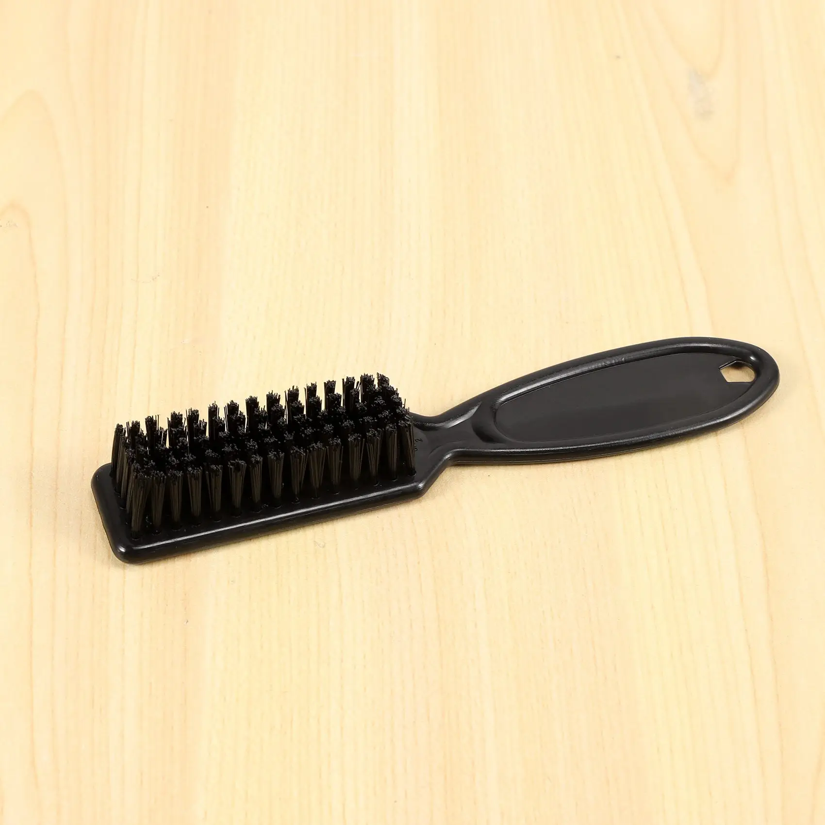 B26B Fade Brush Comb Scissors Cleaning Brush Barber Shop Skin Fade Vintage Oil Head Shape Carving Cleaning Brush