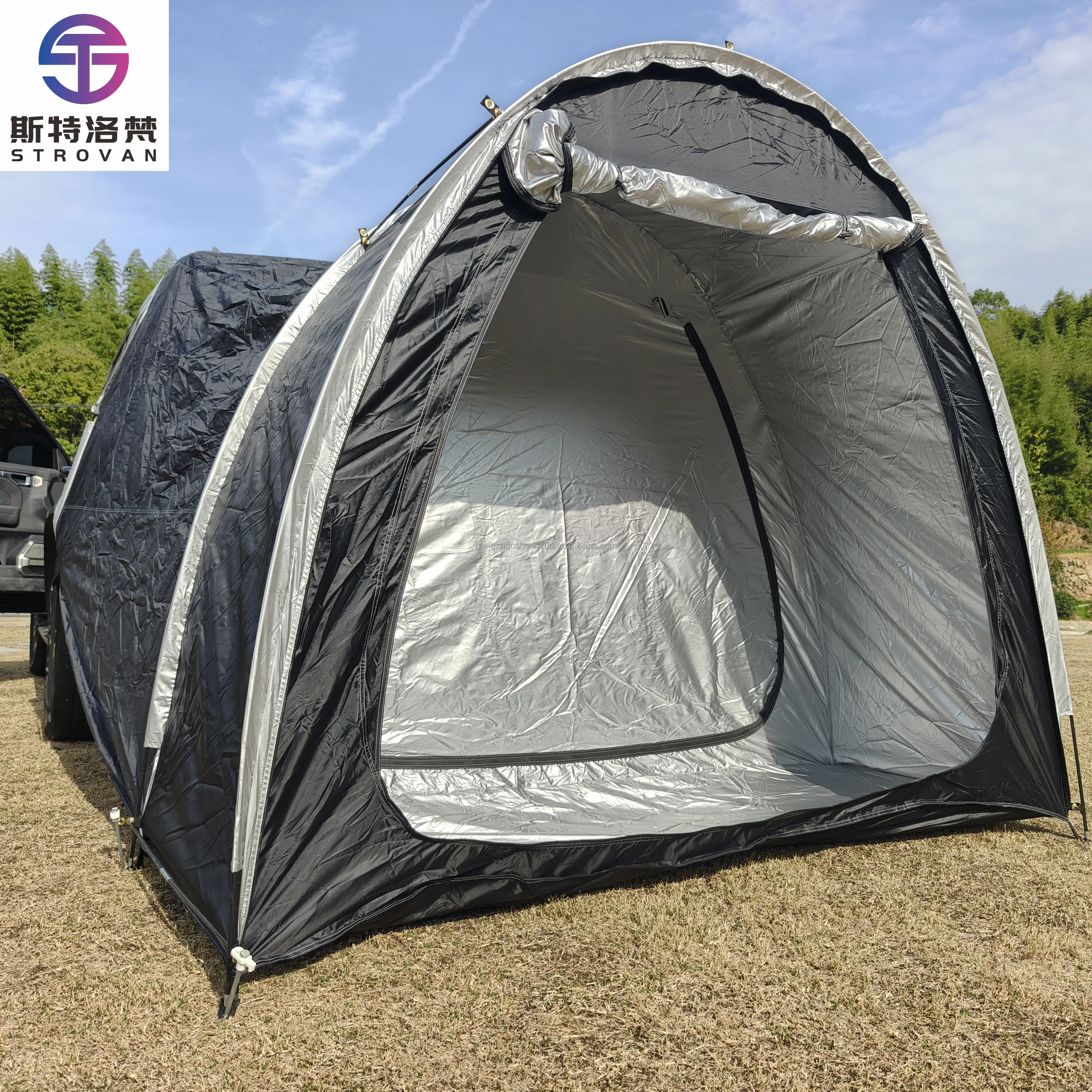 

STLF LZS 1 Person Car Hatchback Tent,Camping SUV Rear Tent,Portable Waterproof Car Rear Tent Can Be Used Alone As Bike Tent,Stor