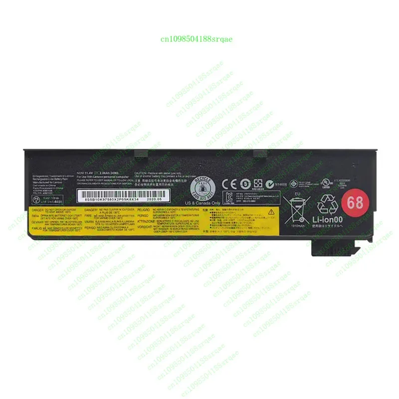 

48Wh 68 Genuine Battery for ThinkPad T550 T560 W550s X250 X260 X270 S440 S540"% Test"