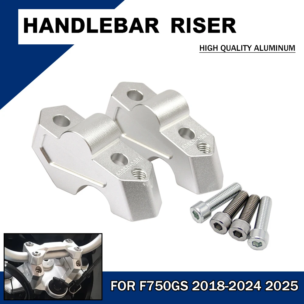 Motorcycle Back Move Handlebar Lift Extend Adapter For F750GS 2018 2019 2020 2021 2022 2023 2024 F 750 GS 2025 Handle Bar Risers