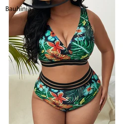 Lidafish Mới 5XL Plus Kích Thước Đồ Bơi 2 Mảnh Bộ Nữ Cao Cấp Đẩy Lên Bikini Bộ In Hoa Mùa Hè Lớn đồ Tắm