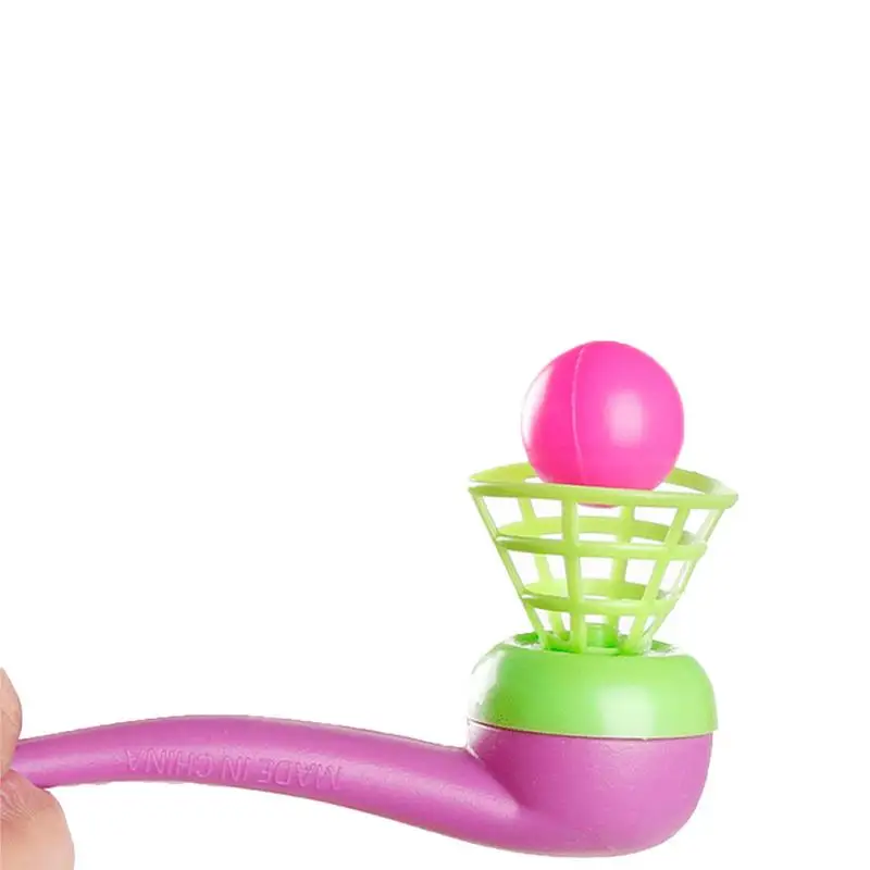 Floating Blow Pipe Balls Blow Pipe Ball Toy Blowing Games Goodie Bag Stuffers Board Games for Adults Kids Boys Girls Children