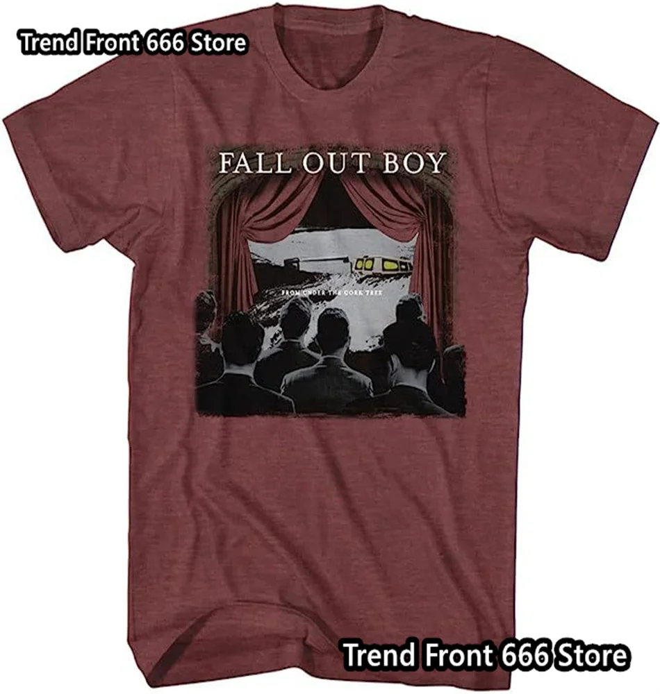 Fall Out Boy Rock Band Men\'s And Children Summer Short Sleeve T-shirt Vintage Patten Boys Men Size Tshirts