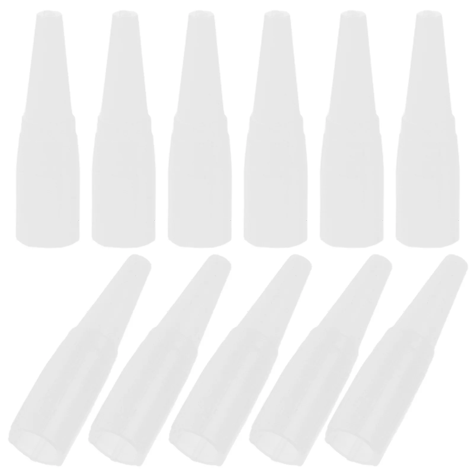 

500Pcs Clear Plastic Tattoo Machine Needle Covers Replacement Eyebrow Tattoo Cartridge Caps Needle Tip Protectors Leakproof