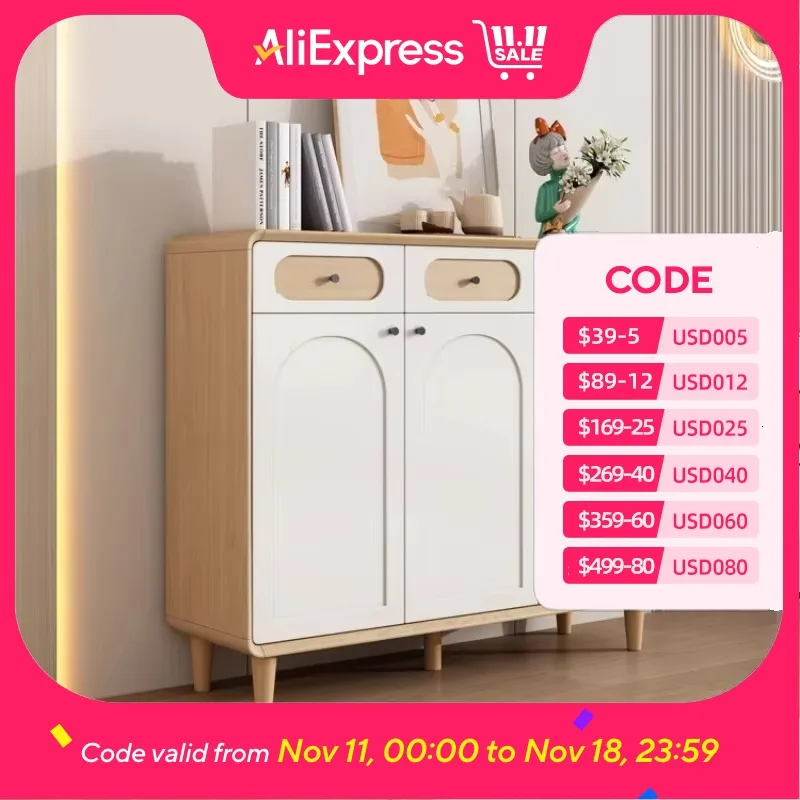 

Dust Cover Shoe Cabinet White Multifunctional Modern Living Room Shoe Cabinet Narrow Space Saving Schoenenrek Furniture For Home