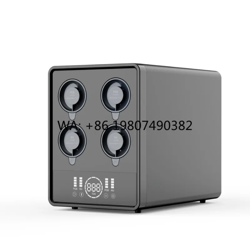 5 Stage Stainless Steel RO Purifier, App Control Electric Filtration, Commercial Camping Drinking Water Treatment Gear