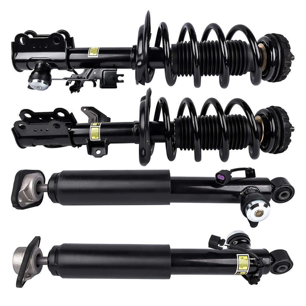 4X Front & Rear Shock Absorber Suspension Spring Strut Assembly W/ Electric for Cadillac SRX 2010-2016 22793799 22793801