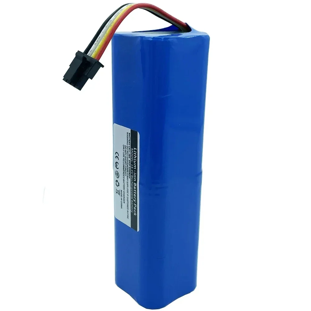 18650 Lithium Battery with BMS 14.4V 7000mAh Battery for Qihoo 360 X90 X95 S9 S10 Sweeping Robot Rechargeable Battery