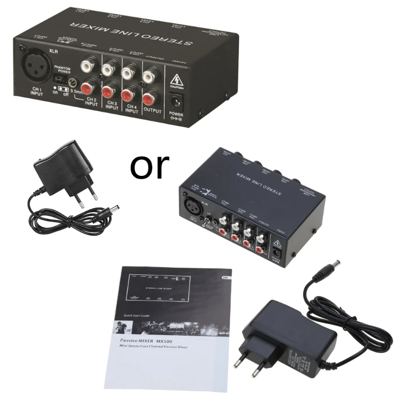 

MX400 профессиональный моно малошумный семейный звук 5-канальный мини-КТВ с адаптером Прямая доставка