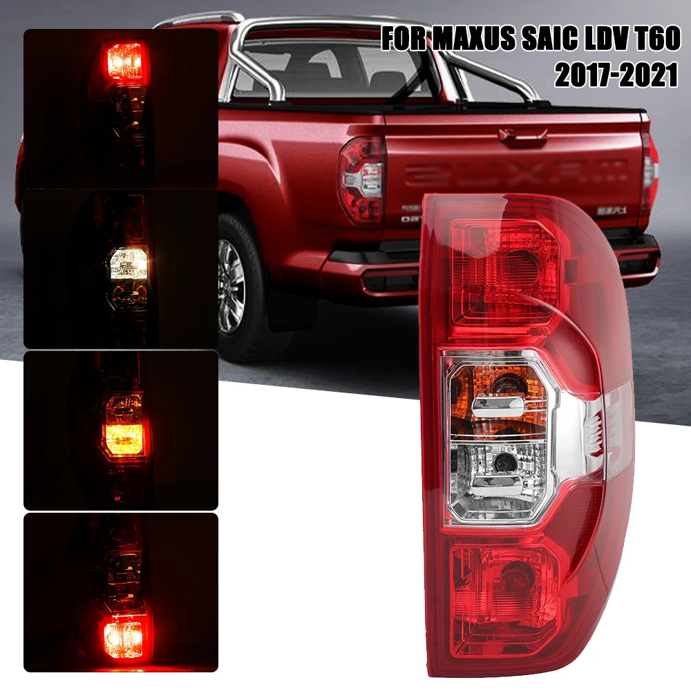 

Left/Right Side Red Tail Lamp For MAXUS SAIC LDV T60 2017 2018 2019 2020 2021 Rear Tail Light Brake Lamp with Wire Harne