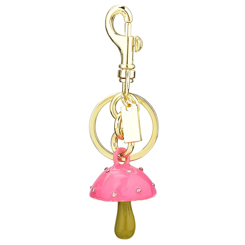 

New Creative Mushroom Keychain Bag Charm Trend Personality Moon Mushroom Car Keychain Backpack Pendant Accessories Gift