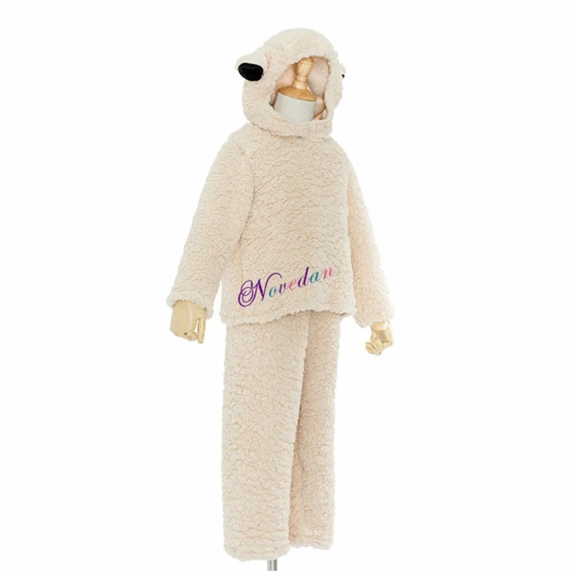 qq38Chaño lanoso cordero oveja bebé niños Animal fiesta de Halloween carnaval Cosplay disfraz niño niñas juego de rol traje elegante