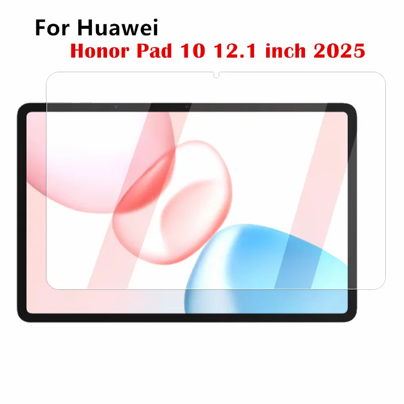 

2Pcs Tempered Glass Film For Huawei Honor Pad 10 12.1 inch 2025 Scratch Screen Protector HEY3-W00/HEY3-W10 12.1"Accessories film