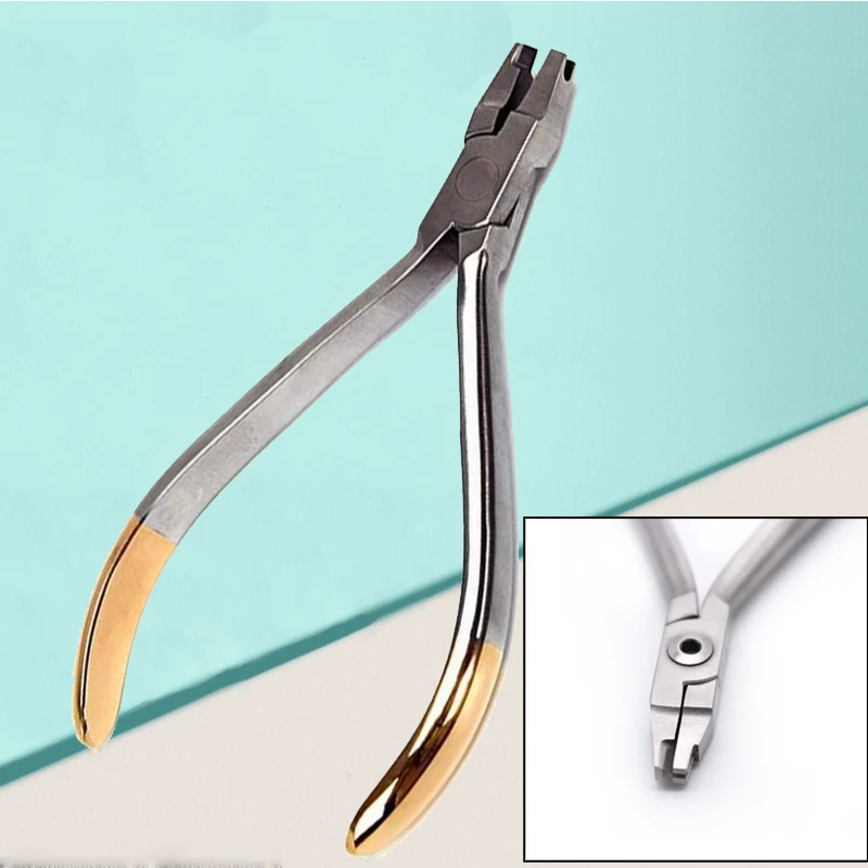 

Dental Stainless Steel Orthodontic Pliers Dental Crimpable Hook Placement Plier Instrument Free Hook Clamp Forceps Dentist Tools