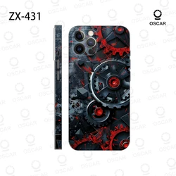 Decal Skin for iPhone 15 13 12 14 Pro Max Mini Back Film Cover Wrap Rear Screen Protector Anti-scratch Durable Sticker
