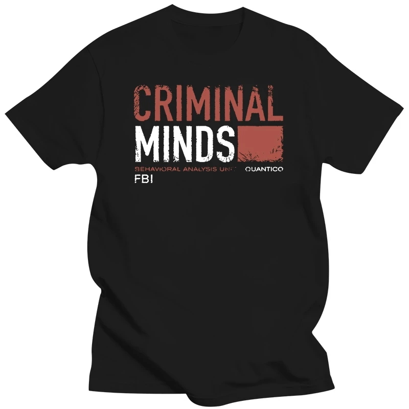 Mens Criminal Minds FBI CBS T Shirt  amp;amp; Exclusive Stickers Plus Size women