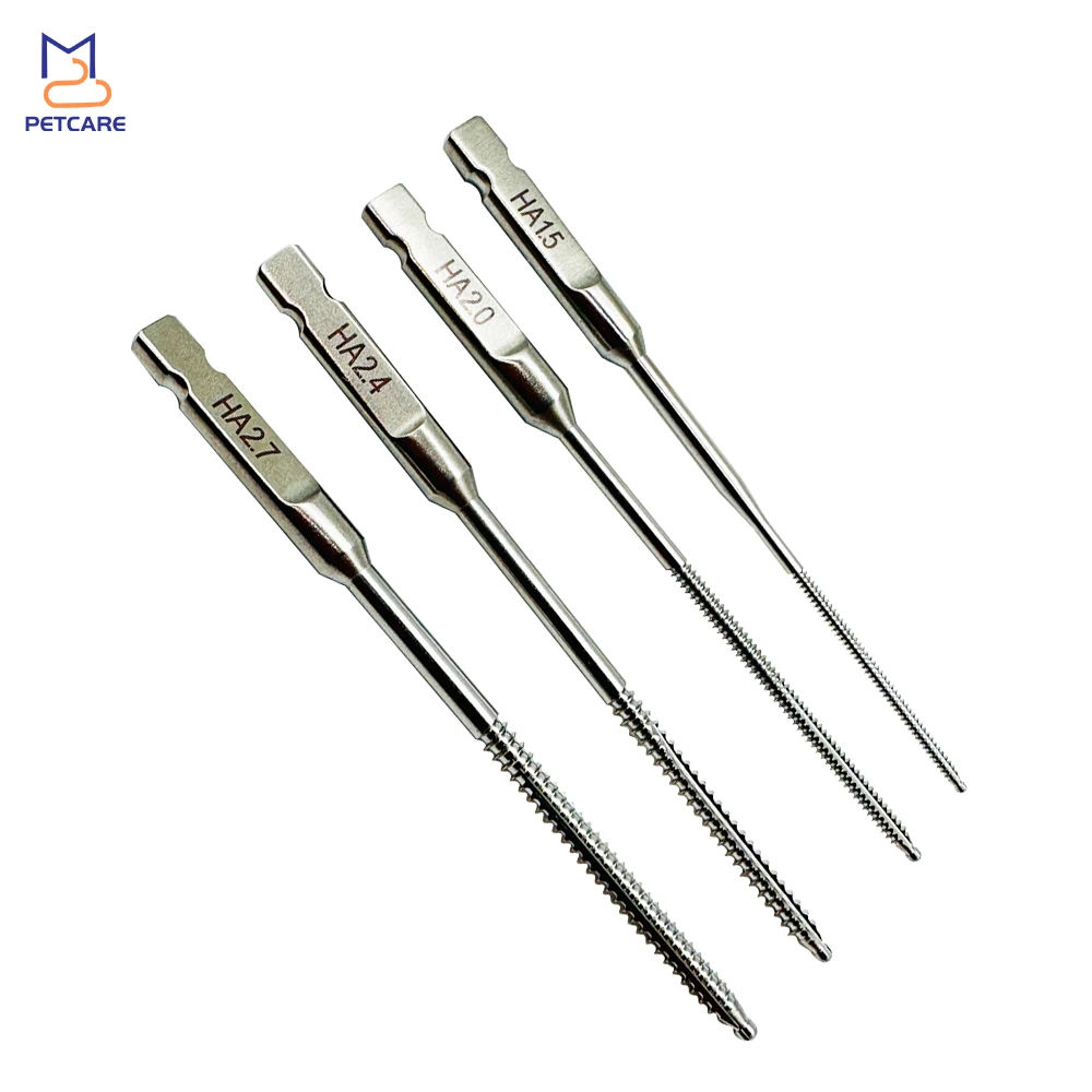 AO Quick-Fit Tap for Veterinary, Orthopedic Surgery Instrument, Stainless Steel Hand Tool, Medical Device,1.5/2.0/2.4/2.7mm