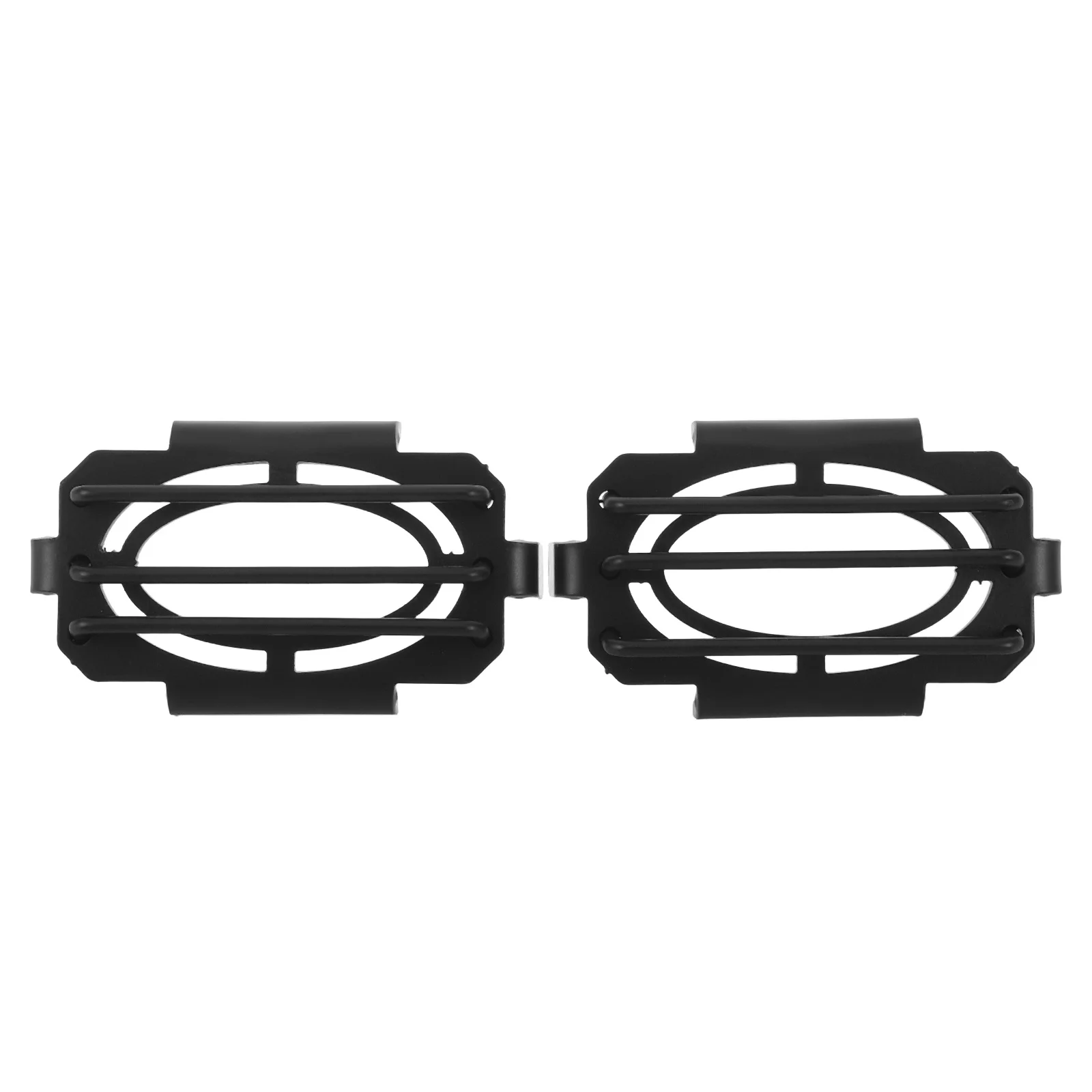 

1 Pair Motorcycle Fog Light Cover Metal Mesh Grill Black Auxiliary Light Guard Protector Driving Lamp Headlamp Housing Cover
