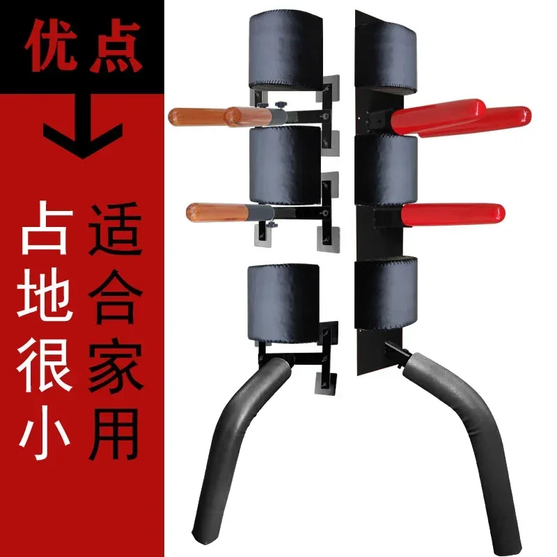 For Add leg sweeping function Wall-mounted spring pile, Wing Chun wooden pile, simple Jeet Kune Do wooden pile, bamboo pile