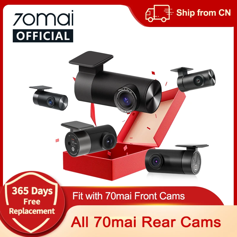 70mai cam�ra arri�re RC06 RC11 RC12 RC14 RC22 int�rieur FC02 pour 70mai 4K A810 A800SE 70mai A510 A200 A500S X800 RC24 RC41 pour T800