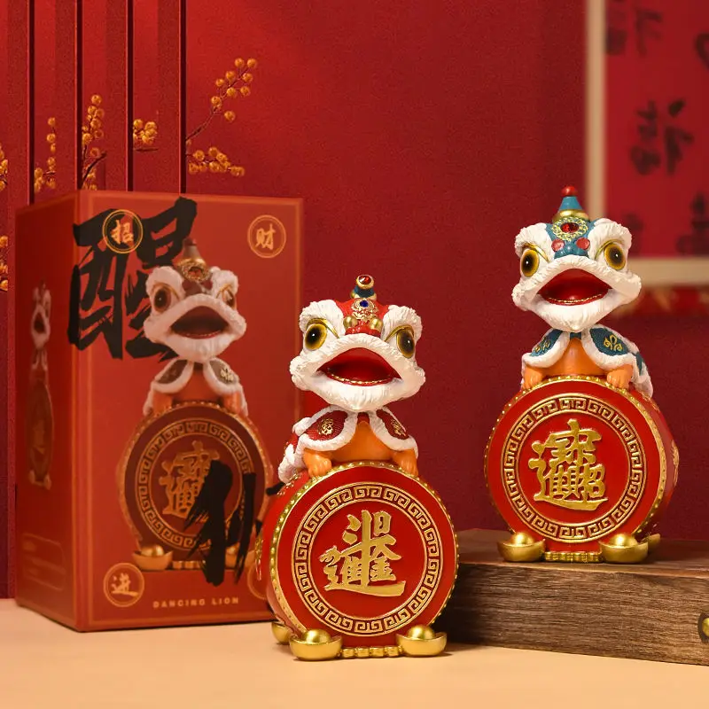 New Chinese lion decoration living room office Chinese style charm adornment country tide high appearance level adornment