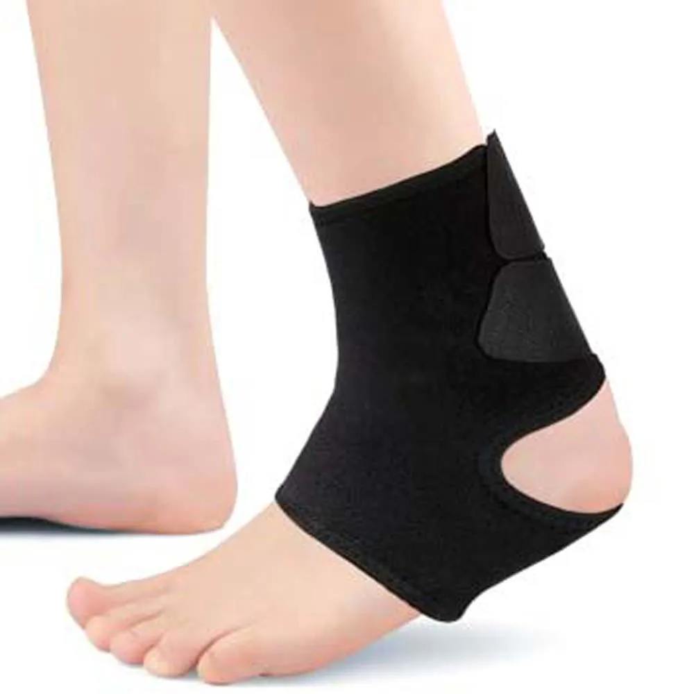 Ankle Compression Strap Sport Ankle Brace Ankle Support Foot Care Sport Ankle Wristband Therapy Ankle Belt Black Unisex