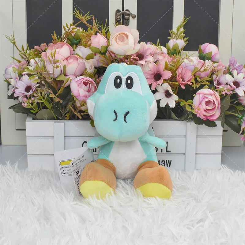 10 Styles Plush Toy 15CM Yoshi Colours Yellow Purple Red Yoshi Cute Soft Stuffed Plush Dolls for Children Christmas Gift