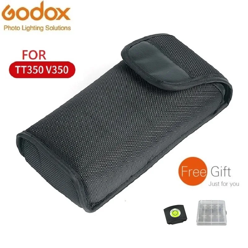 เคสแสงแฟลชแบบมีช่องใส่ของสำหรับ GODOX MINI SPEEDLITE V350 TT350 c/n/s/o/f