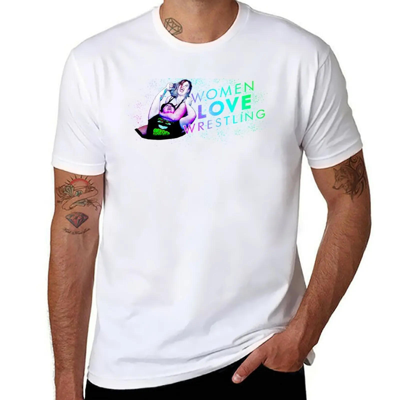 

Wrestling - Rhia Women Love Variant T-Shirt Simple Casual Short Sleeve Tee
